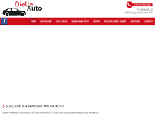 Tablet Screenshot of dielleauto.com